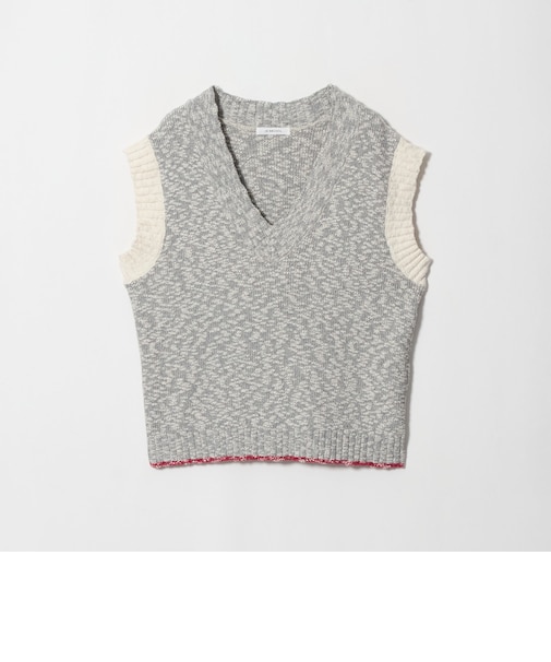 【別注】<+81BRANCA>Vネック ニット ベスト