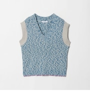 【別注】<+81BRANCA>Vネック ニット ベスト