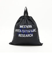 【別注】<WESTERN HYDRODYNAMIC RESEARCH>ロゴ ナップサック