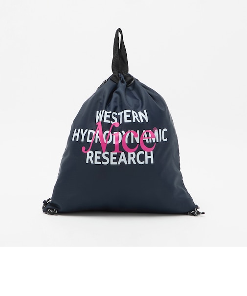 【別注】<WESTERN HYDRODYNAMIC RESEARCH>ロゴ ナップサック