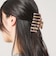 ストライプ ヘアクリップ