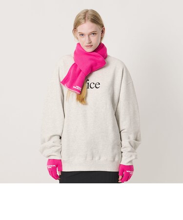 <NICE WEATHER>NICE ロゴスウェット