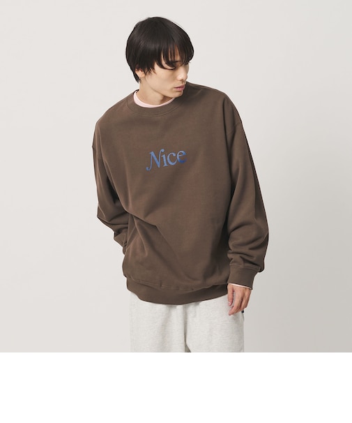 <NICE WEATHER>NICE ロゴスウェット