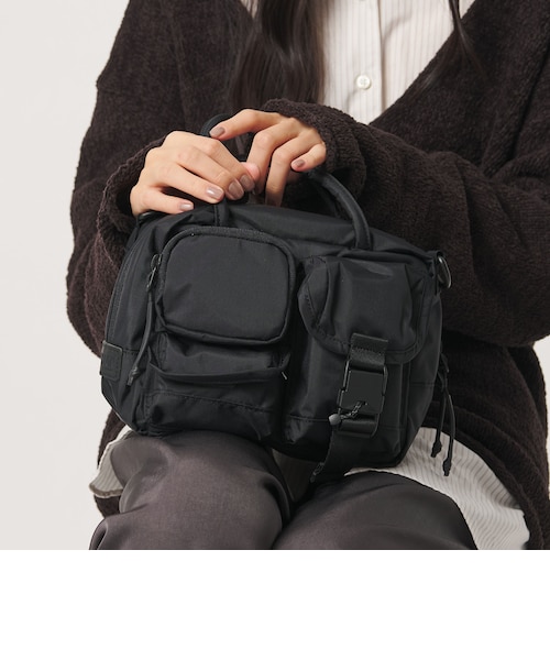 新品同様★BAICYCLON マルチ ポケット 2WAY バッグ BAICYCLON＞マルチポケット 2WAY ショルダーバッグ｜ビューティー