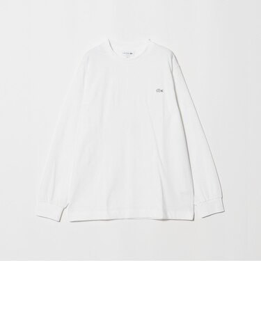 <LACOSTE>ワンポイント ロゴ ロングスリーブ Tシャツ