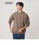 【WEB限定 WARDROBE SMART】ダブルニット ロゴ クルーネック スウェット/セットアップ対応【抗菌・防臭】