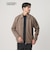 【WEB限定 WARDROBE SMART】ダブルニット ハリントン ジャケット/セットアップ対応 【抗菌・防臭】