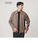 【WEB限定 WARDROBE SMART】ダブルニット ハリントン ジャケット/セットアップ対応 【抗菌・防臭】