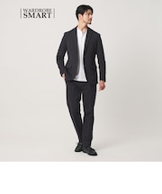 【WEB限定 WARDROBE SMART】ポリエステルカルゼジャージ セットアップ/ジャケット&イージーパンツ