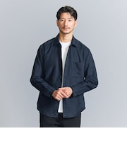 【WEB限定 WARDROBE SMART】スエードライク シャツ
