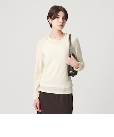 【WEB限定】タンクトップ レイヤード カットソー