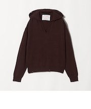 【別注】＜LOGAN knitting mills＞Vネック ニット フーディ