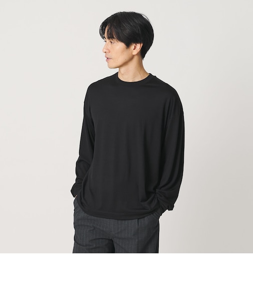 ウォッシャブル ウール ロングスリーブ Tシャツ