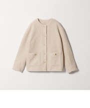 【WEB限定】ナッピング ノーカラージャケット