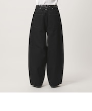 デニム シンチバック スーパーバギー パンツ