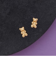 ＜BAQLESS＞Amity Bear ピアス