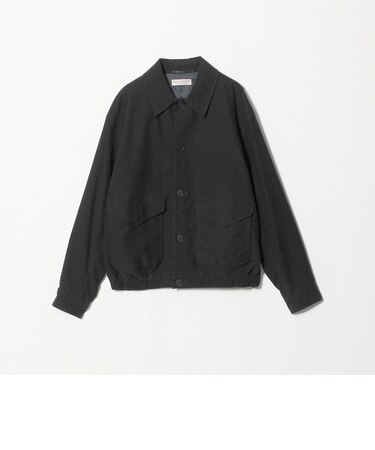 ブラッシュド コットン ショート ブルゾン