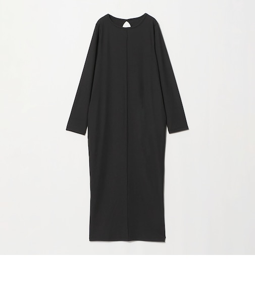 【WEB限定】リブ ロングスリーブ カットソーワンピース