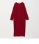 【WEB限定】リブ ロングスリーブ カットソーワンピース