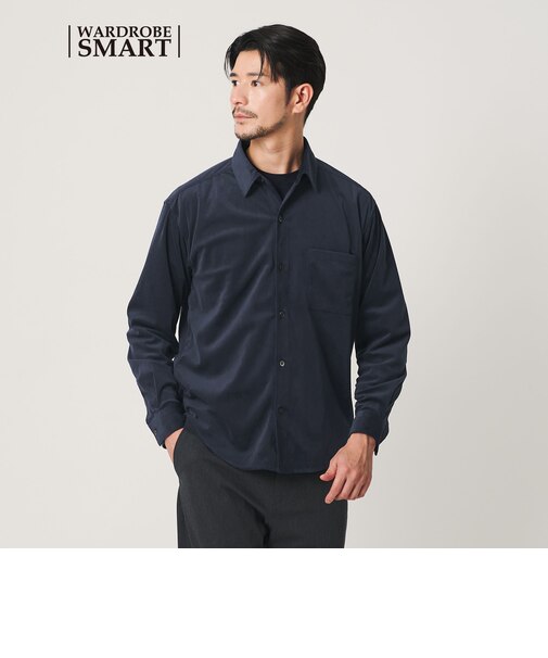【WEB限定 WARDROBE SMART】テック コーデュロイ シャツ