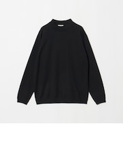 コットン カシミヤ ジャケットネック ニット ウォッシャブル