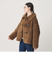 【WEB限定】ボア×フェイクムートン ループボタンジャケット 2WAY