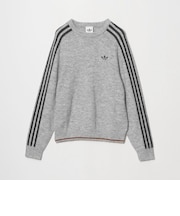 <adidas Originals>スリーストライプス フラッフィー ニットプルオーバー