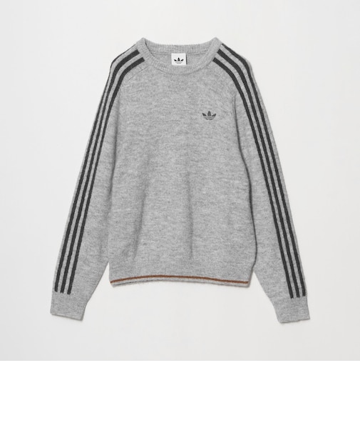 ＜adidas Originals＞スリーストライプス フラッフィー ニットプルオーバー
