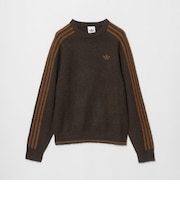 <adidas Originals>スリーストライプス フラッフィー ニットプルオーバー