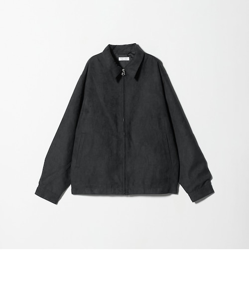 未使用級✨BEAUTY&YOUTH スエードライク ジップ ブルゾン WEB限定 WARDROBE SMART】スエードライク ジップ ブルゾン