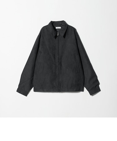 【WEB限定 WARDROBE SMART】スエードライク ジップ ブルゾン