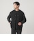 【WEB限定 WARDROBE SMART】ブラックメルトン レザーライク スタジャン