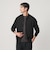 【WEB限定 WARDROBE SMART】マシーンウォッシャブル ウールミックス ポロカラーニット ジャケット