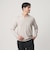 【WEB限定 WARDROBE SMART】マシーンウォッシャブル ウールミックス スキッパー ニット