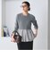 【WEB限定 Wardrobe DAILY MINIMAL】レイヤードフレアニットプルオーバー ウォッシャブル
