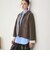 【WEB限定 Wardrobe DAILY MINIMAL】バイカラー ジップ カーディガン