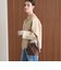 【WEB限定 Wardrobe DAILY MINIMAL】バイカラー ジップ カーディガン