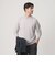 【WEB限定 WARDROBE SMART】マシーンウォッシャブル ウールミックス ジャケット クルーネック ニット
