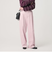 コットン コーデュロイ ストレート パンツ ウォッシャブル