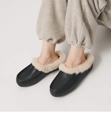 【国内EXCLUSIVE】<UGG>アンスレー ミュール/ブラック レザー