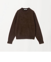 フォックスカシミヤブレンド クルーネック ニットプルオーバー
