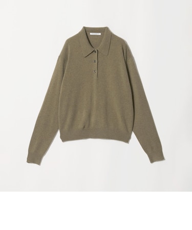 ウールカシミヤ ポロニット ウォッシャブル