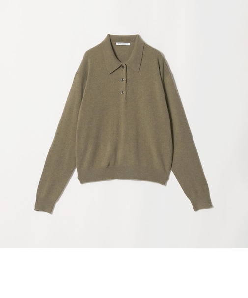 ウールカシミヤ ポロニット ウォッシャブル