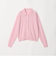 ウールカシミヤ ポロニット ウォッシャブル