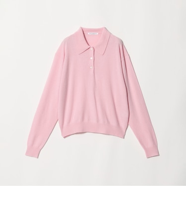 ウールカシミヤ ポロニット ウォッシャブル