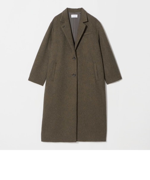 ウールアルパカブレンド シャギー ロングコート
