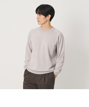 SUPER130 ウール クルーネック ニット ウォッシャブル