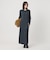 【WEB限定 Wardrobe DAILY MINIMAL】リブニット フレアワンピース