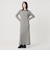 【WEB限定 Wardrobe DAILY MINIMAL】リブニット フレアワンピース