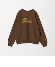 ＜CHAMPION for BEAUTY&YOUTH＞パッチ クルーネック スウェット
